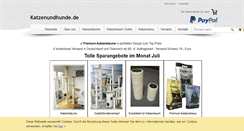 Desktop Screenshot of katzenundhunde.com